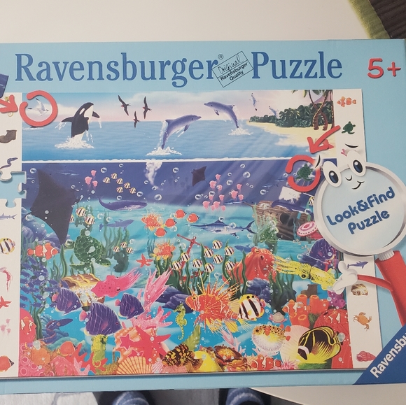 Ravensburger puzzles 84 piece look and find puzzle for age 5+ used twice - Picture 1 of 3